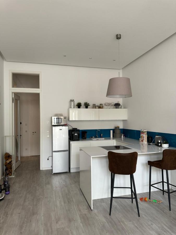 Relax-Wohnung Mit Balkon Ueber Die Weisse Elster Leipzig Exterior foto